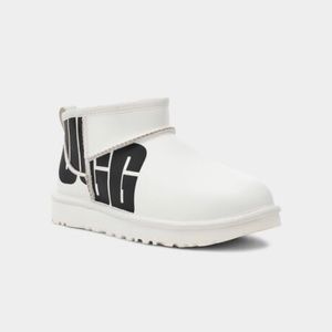 UGG CLASSIC ULTRA MINI CHOPD BLACK/WHITE
